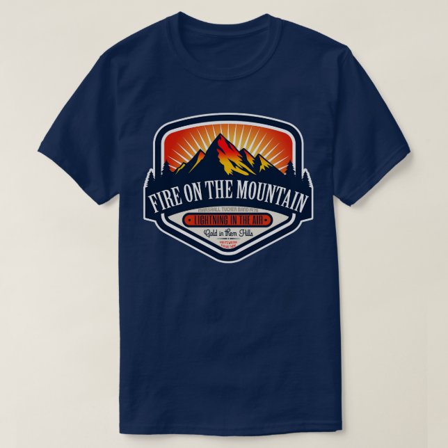 Brand på berget av Marshall Tucker Band T Shirt (Design framsida)
