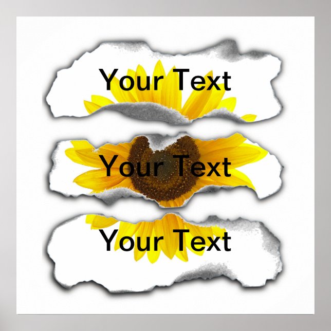 Bränd Papper mall - Anpassade Poster (Framsidan)