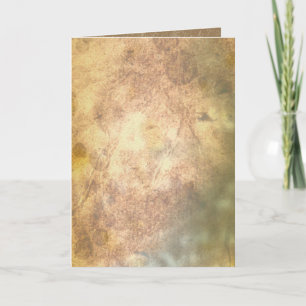 Bränd Parchment Kort