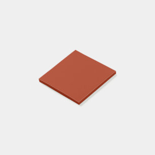 Bränd röd - (fast färg) post-it block