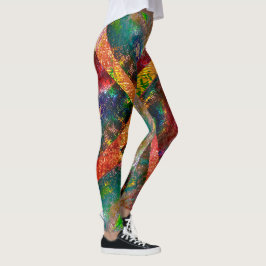 Bränd, rolig, färglös och smutsig bild lagrar leggings