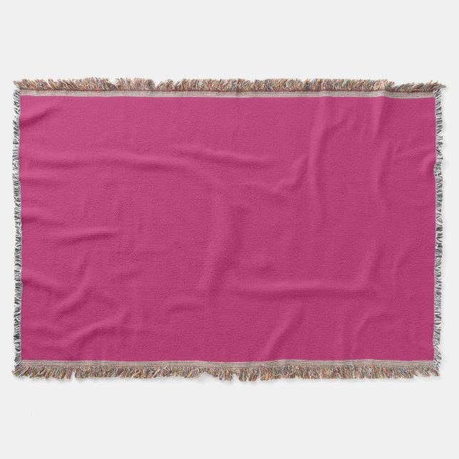 Bränd rosa kastfilt filt (Framsidan)