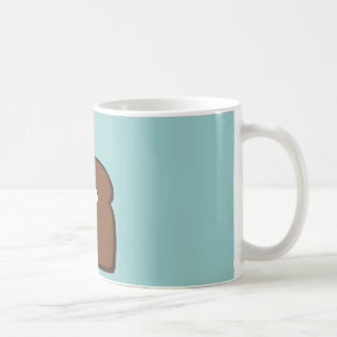 Bränd rostat bröd kaffemugg