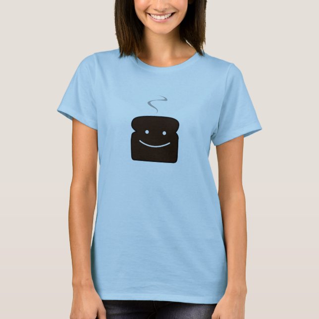 Bränd rostat bröd! t-shirt (Framsida)