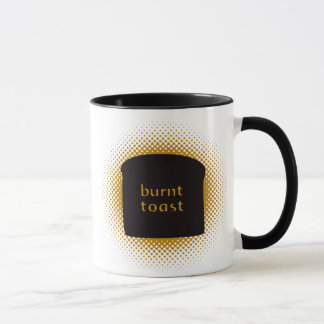 Bränd rostat brödmugg mugg
