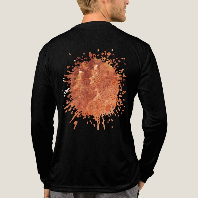 Bränd Saffran Tystnad T Shirt (Baksida)