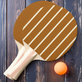 Bränd sandrandig och enfärgad pingisracket