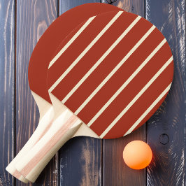 Bränd Sienna-randig och enfärgad  Pingisracket
