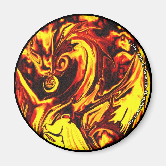 Brand Spirit Round Magnet (Framsidan)