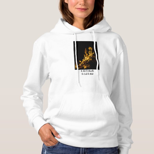 Brand till Hett för att hantera hoob T Shirt (Framsida)