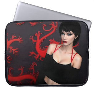 Bränd ut själar laptop sleeve 15 tum