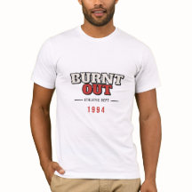 Bränd Utmattad Retro Athletic Premium T-Shirt