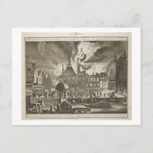 Brand vid Amsterdams gamla stadshus, 17 juli 165 Vykort
