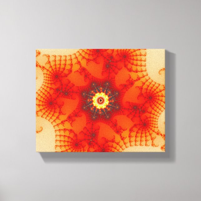 Brand Webben - Fractal Art Canvastryck (Framsida)