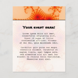 Brand Webben - Fractal Art Flygblad