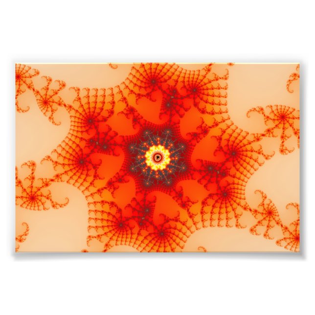 Brand Webben - Fractal Art Fototryck (Framsidan)