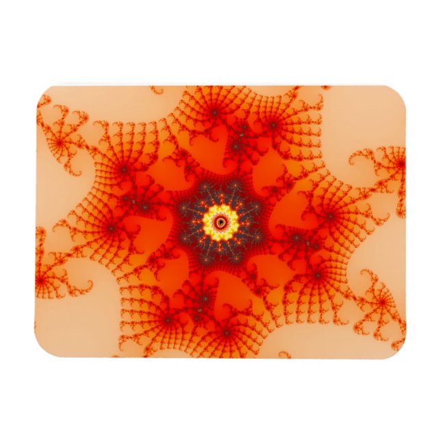 Brand Webben - Fractal Art Magnet (Horisontell)