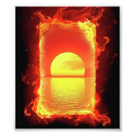 Brand Zon Fototryck