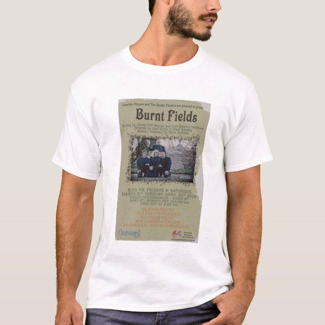 Brända fält tee shirt (Framsida)