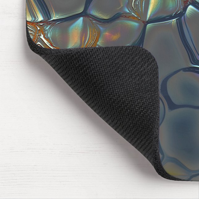 Brända grått-celler med nedfläckad till mjukt guld musmatta (Hörn)