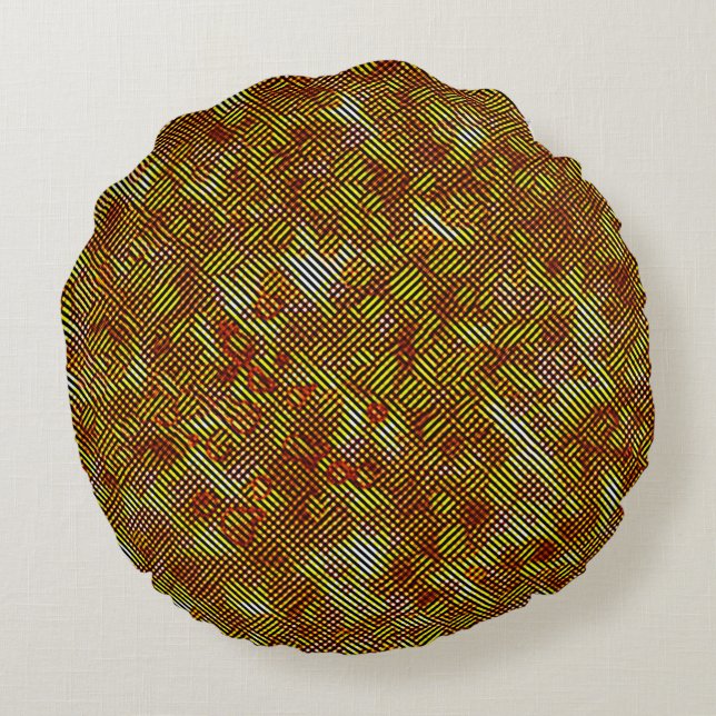 Brända strömmar och nedfläckad rund kudde (Baksidan)