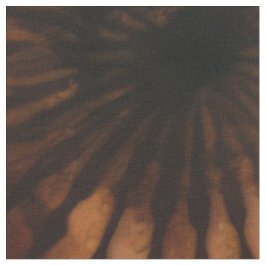 Brända Umber Mandalas Tie Dye Tyg