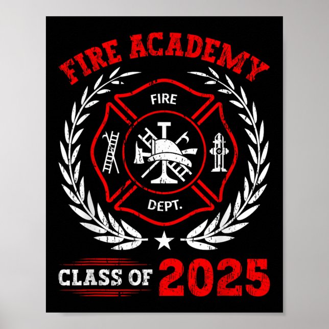 Brandakademiskt högkvarter 2025 Studenten framtida Poster (Framsidan)