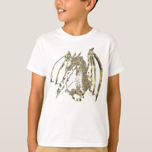 Brandandning Dragon Golden Dragon T Shirt