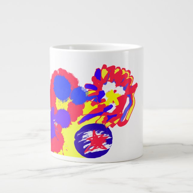 Brandarbete 4:e july jumbo mugg (Framsidan)