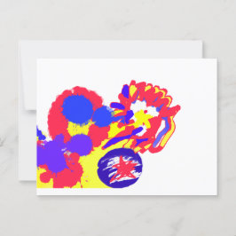 Brandarbete 4:e july vykort