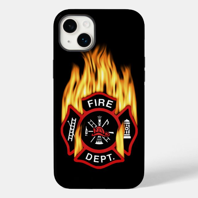 Brandavdelning - Flaming Badge (Baksida)