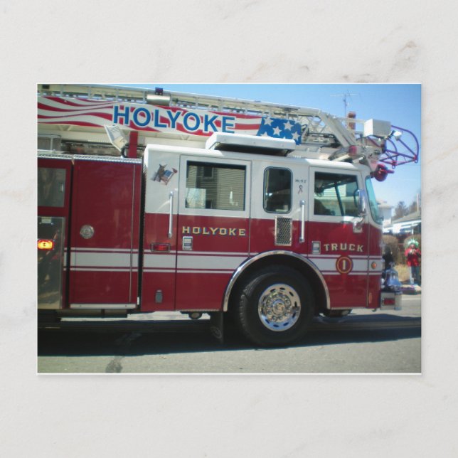 Brandavdelning Vykort (Framsida)