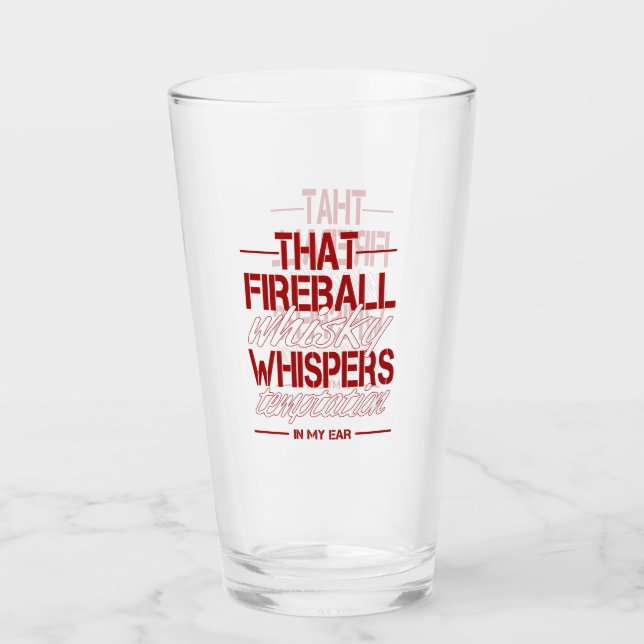 Brandball Drinking Humor Glass Kopp (Framsida)