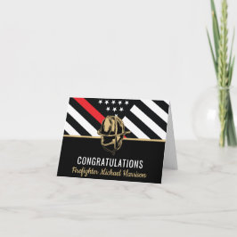 Brandbekämpare Studenten Fire Academy Red Line Fla Kort