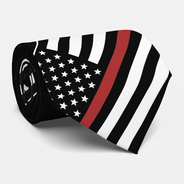 Brandbekämpare Thin Red Line Flagga Fire Departmen Slips (Rullad)