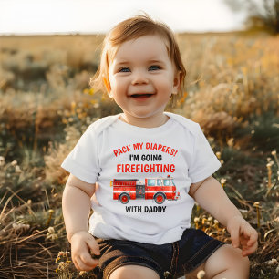 Brandbekämpning med pappa t shirt
