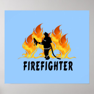 Brandbekämpning Poster