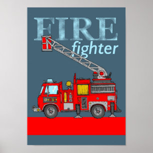 Brandbekämpning Poster