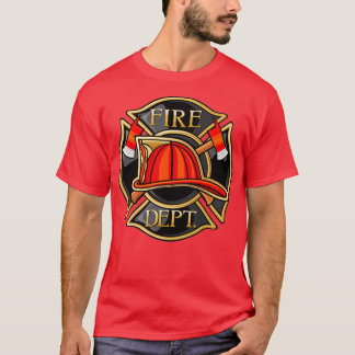 Brandbekämpningsavdelningen Maltesiska Kor med bra T Shirt