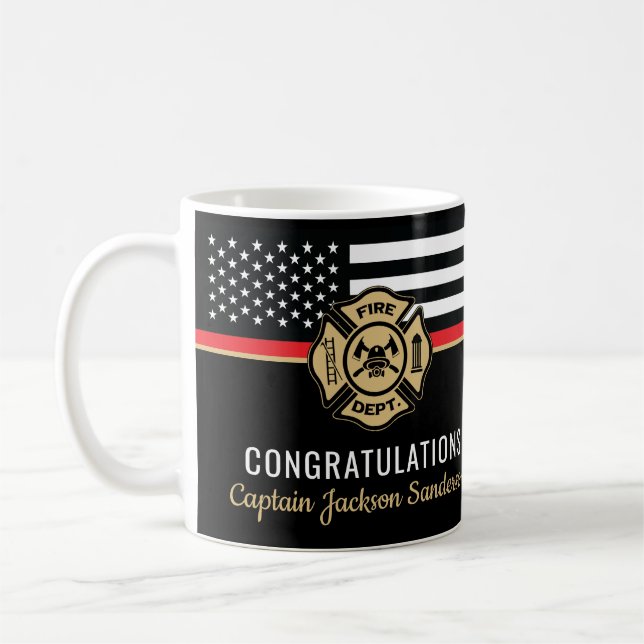 Brandbekämpningsavdelningen Pension Fire Departmen Kaffemugg (Vänster)