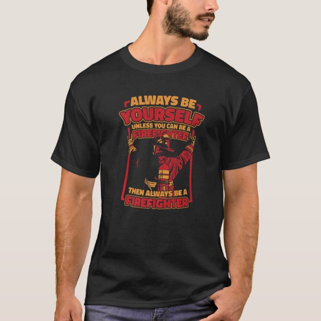 Brandbekämpningsbrandsläckare Rädding Fireman 2 T Shirt (Framsida)