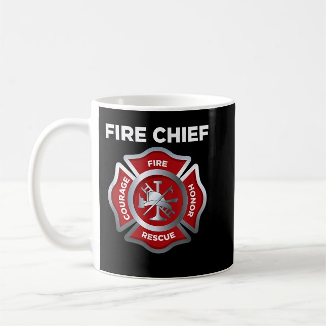Brandbekämpningschef Brandsläckningsbrandchef Kaffemugg (Vänster)