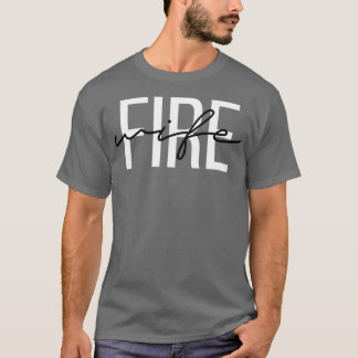 Brandbekämpningsfru Brandman Life Fire babian Swea T Shirt