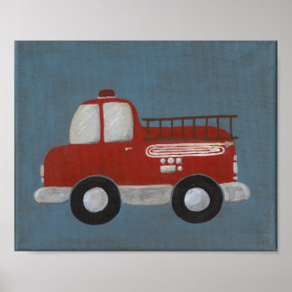 Brandbil 8 X 10 Poster
