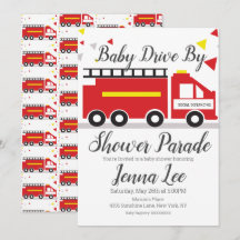 Brandbil Baby Shower Parad