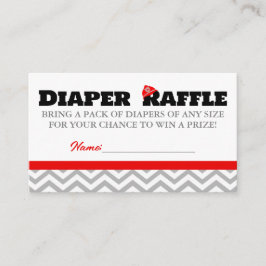 Brandbil För Babyblöja Lotteri Infogningskort Tilläggskort