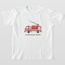 Brandbil för eldbil i Lastbil T Shirt