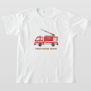 Brandbil för eldbil i Lastbil T Shirt