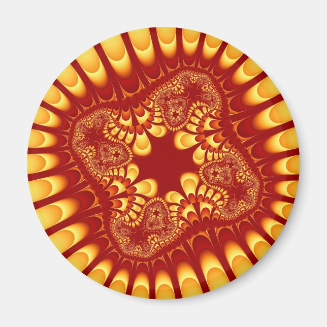 Brandblomma Magnet (Framsidan)