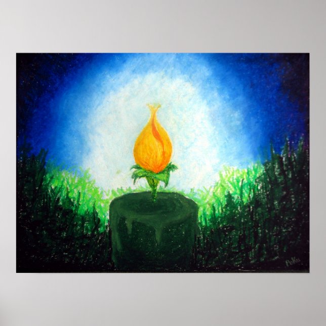 Brandblomma Poster (Framsidan)